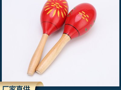 28厘大號(hào)木質(zhì)椰樹(shù)沙錘奧爾夫音樂(lè)樂(lè)器兒童打擊樂(lè)器幼兒園搖鈴砂球
